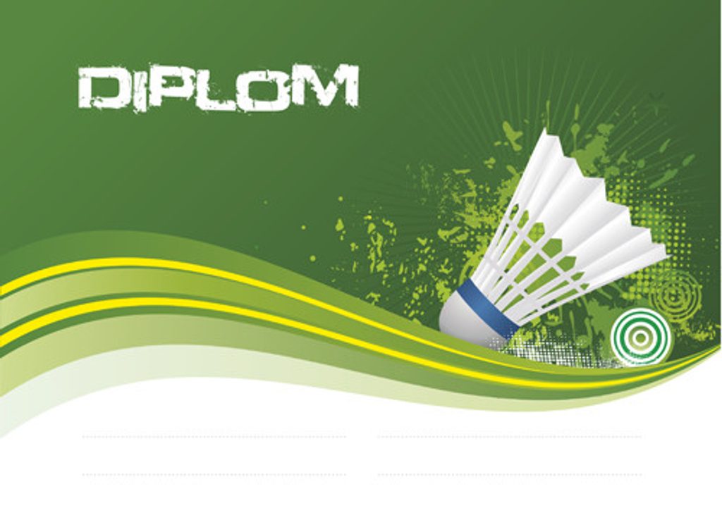Diplom DP0020 | Badminton