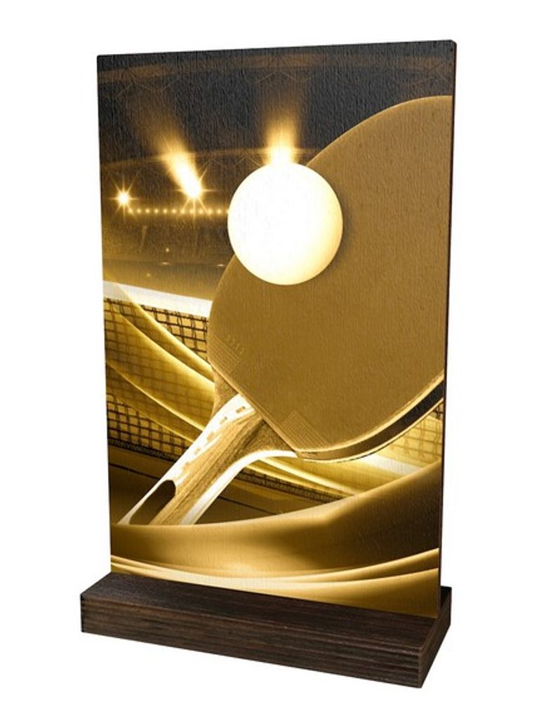 Dřevěná plaketa WPLAR01M07 | Stolní tenis