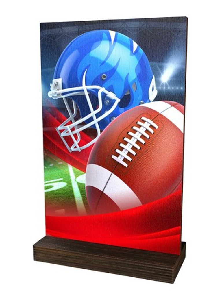 Dřevěná plaketa WPLA01M09 | Americký fotbal