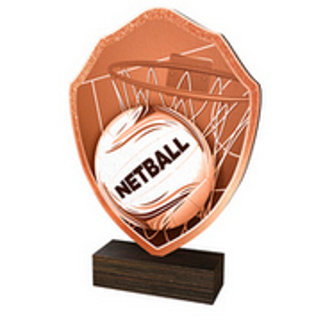 Dřevěná plaketa TFRW129 | Netball