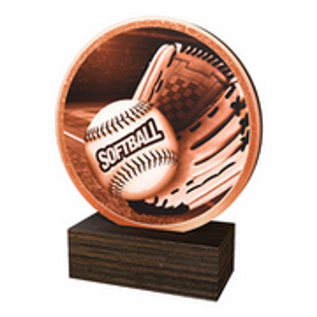 Dřevěná plaketa TFRW717 | Softball