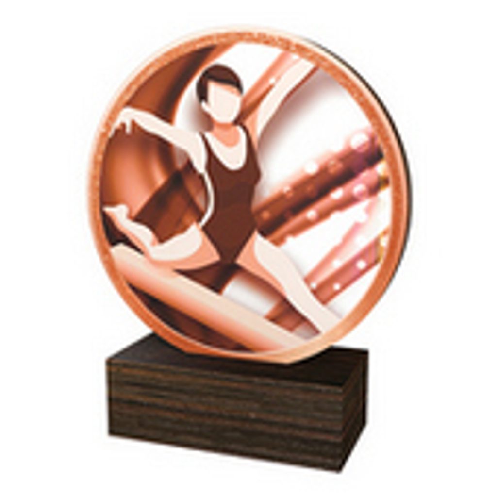 Dřevěná plaketa TFRW741 | Gymnastika