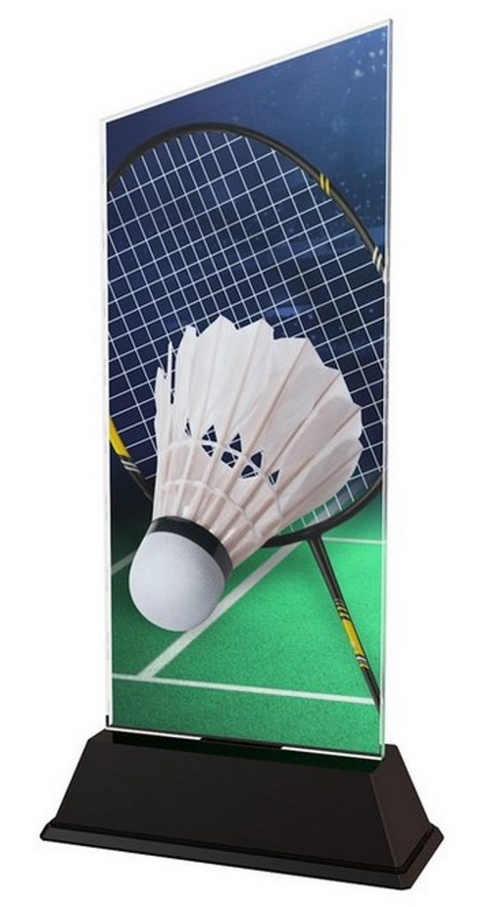 Akrylátová trofej CAS0132 | Badminton