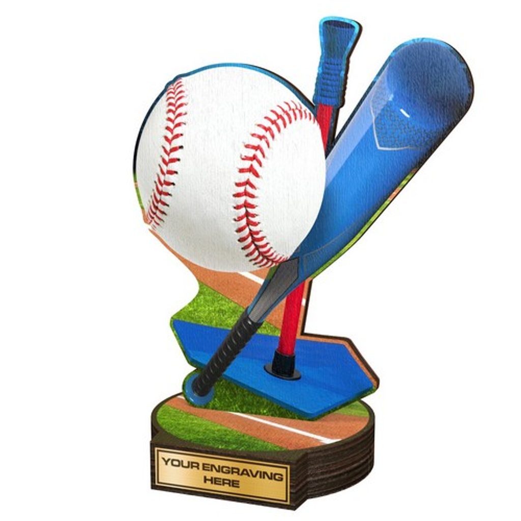 Dřevěná plaketa RW026 | T-Ball - 19, 60x23, 62x24
