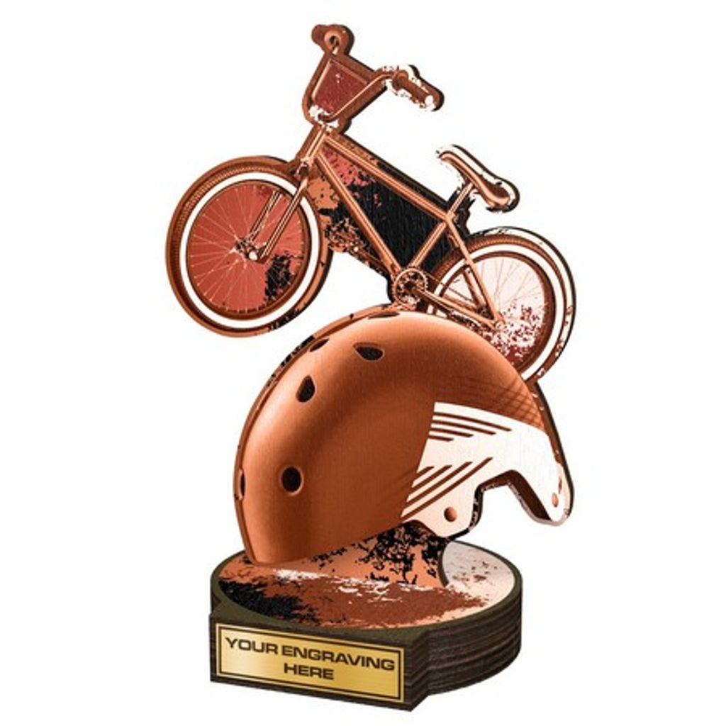 Dřevěná plaketa RWR166 | Cyklistika