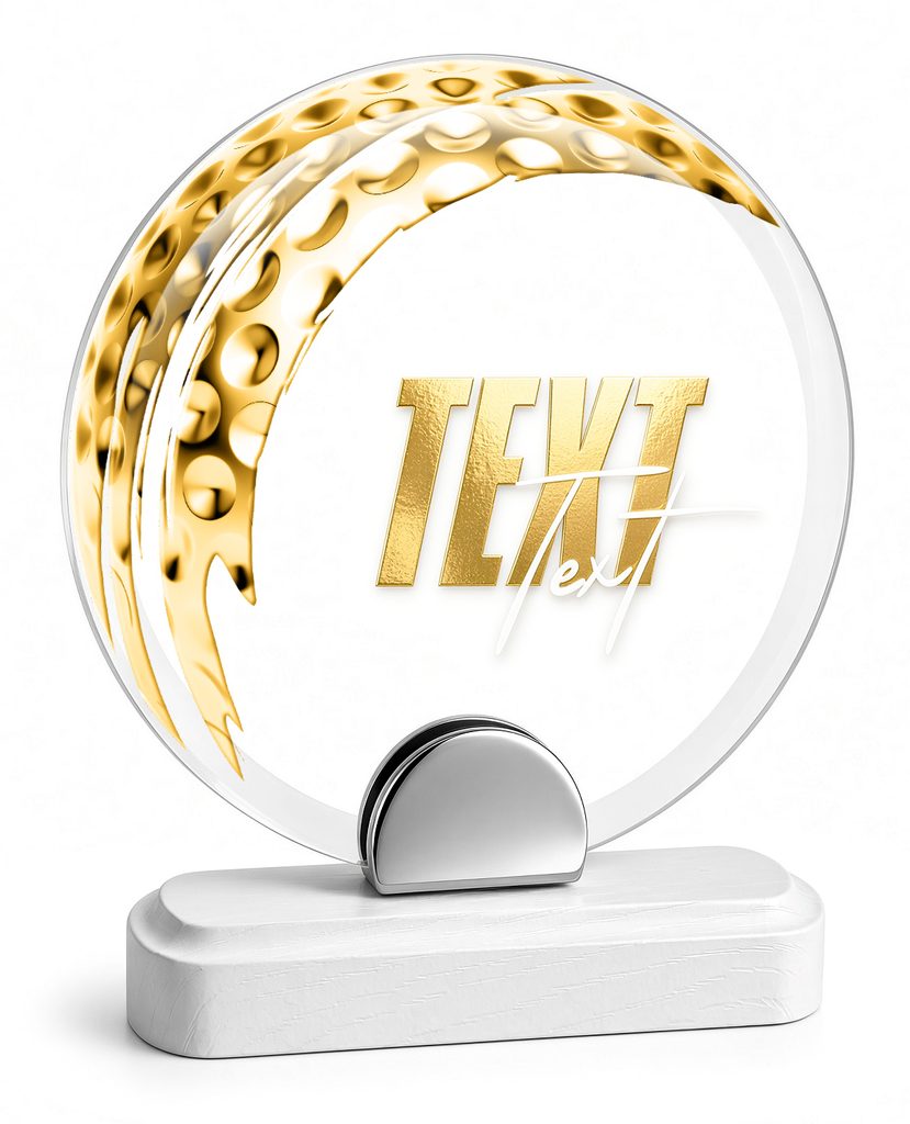 Skleněná trofej CR242075M05 | Golf